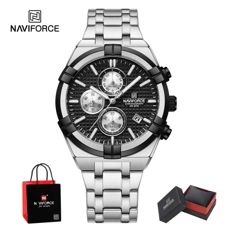 Luxury Watch Men - Orologio da polso cronografo al quarzo