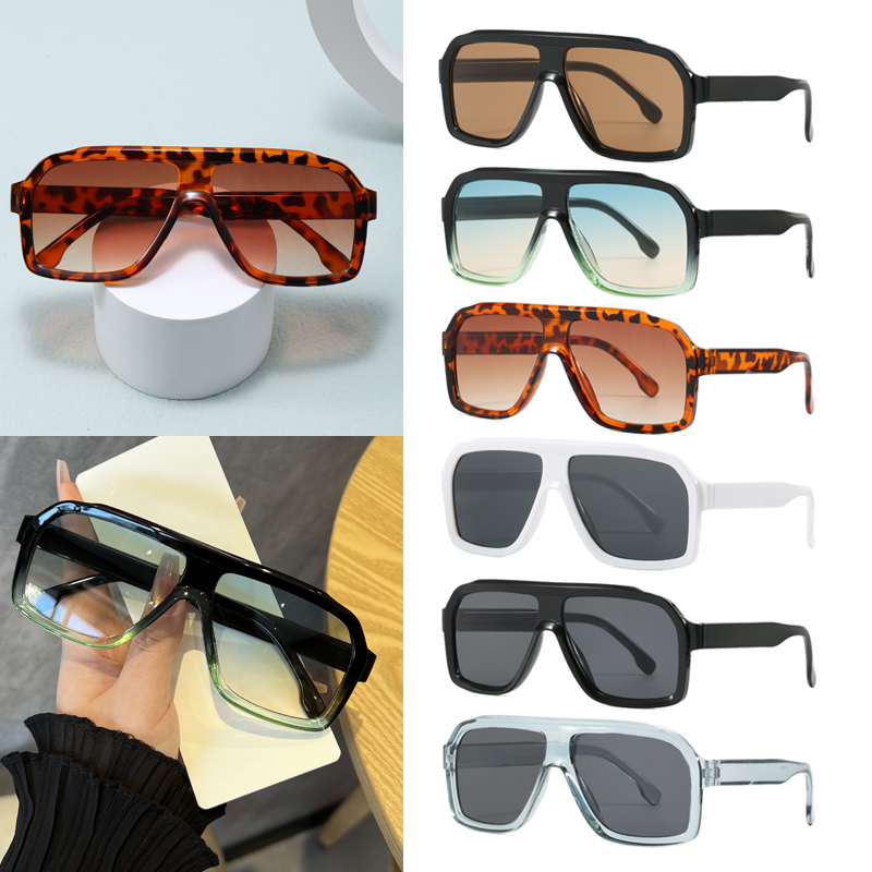 Designer Sunglasses - Occhiali da Sole Oversize Quadrati Anti-Luce