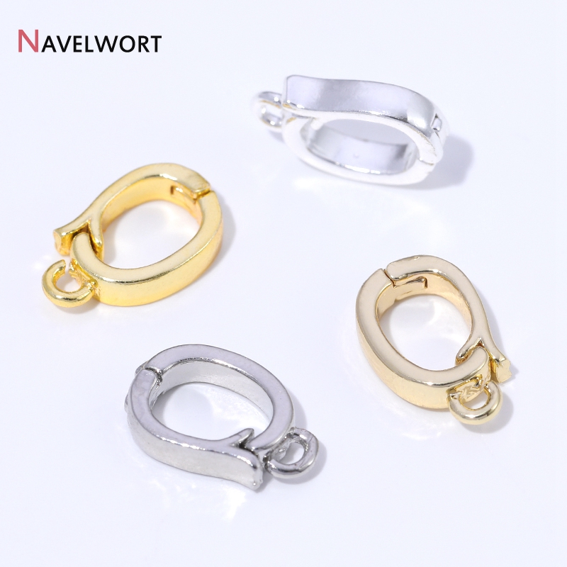 Gold Plated Jewelry - Chiusure a cerniera in ottone placcato
