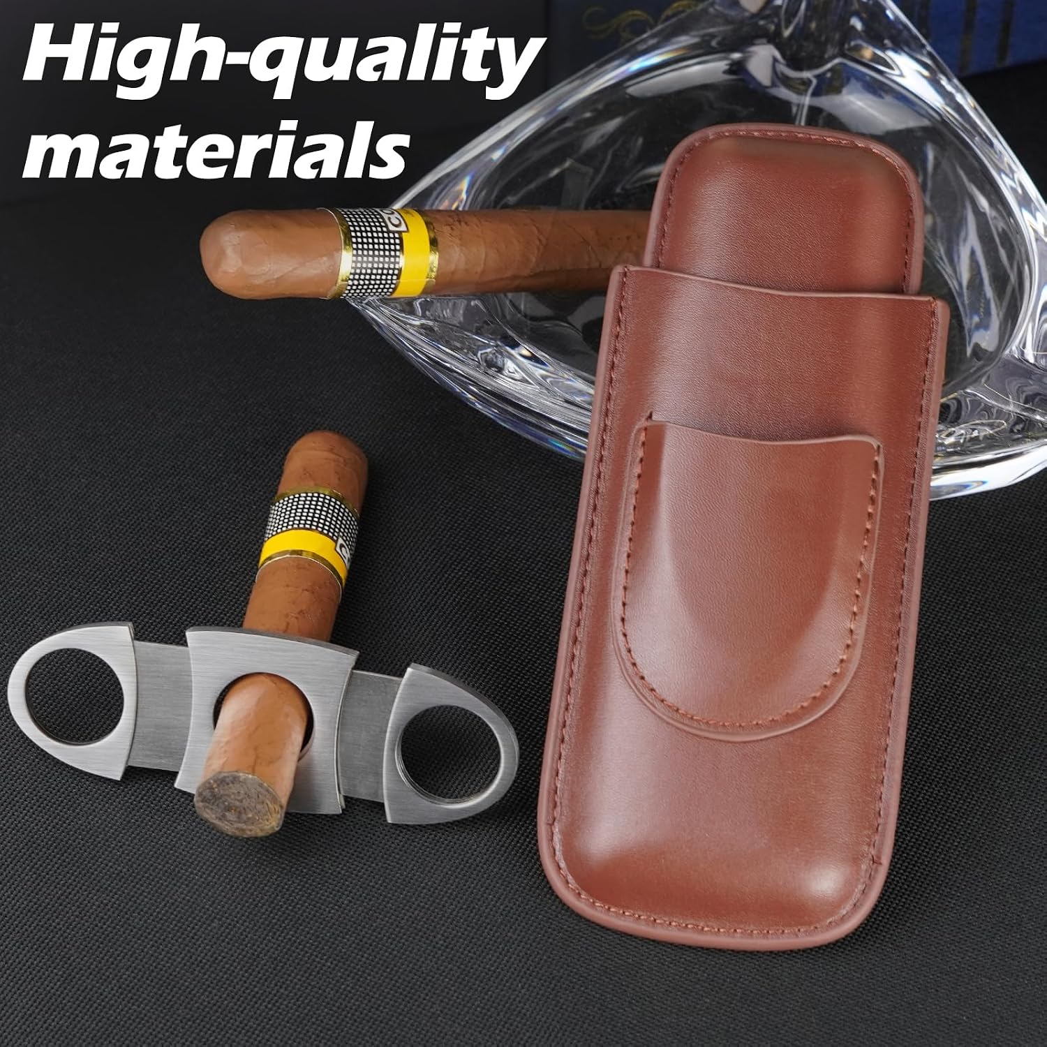 Astuccio portatile in pelle pe - Premium Cigar Case recensione e prezzo