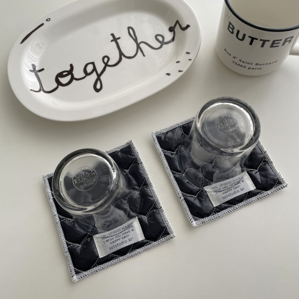 Sottobicchiere quadrato in cot - Marble Coaster Set recensione e prezzo