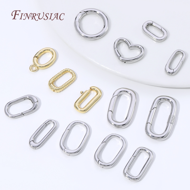 Chiusure a molla ovali placcat - Gold Plated Jewelry recensione e prezzo