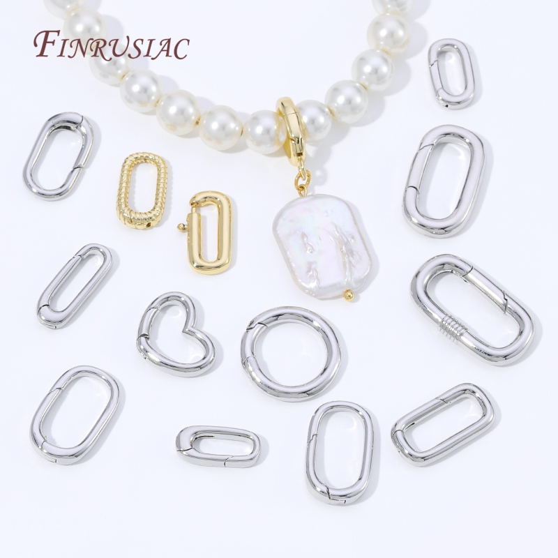 Chiusure a molla ovali placcat - Gold Plated Jewelry recensione e prezzo