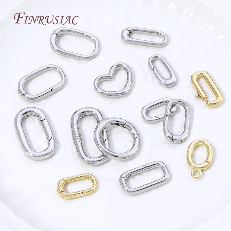 Chiusure a molla ovali placcat - Gold Plated Jewelry recensione e prezzo